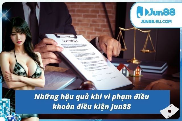 Điều Khoản Và Điều Kiện Tại Jun88 Cùng Các Quy Định Chung Những hậu quả khi không tuân thủ quy định tại Jun88